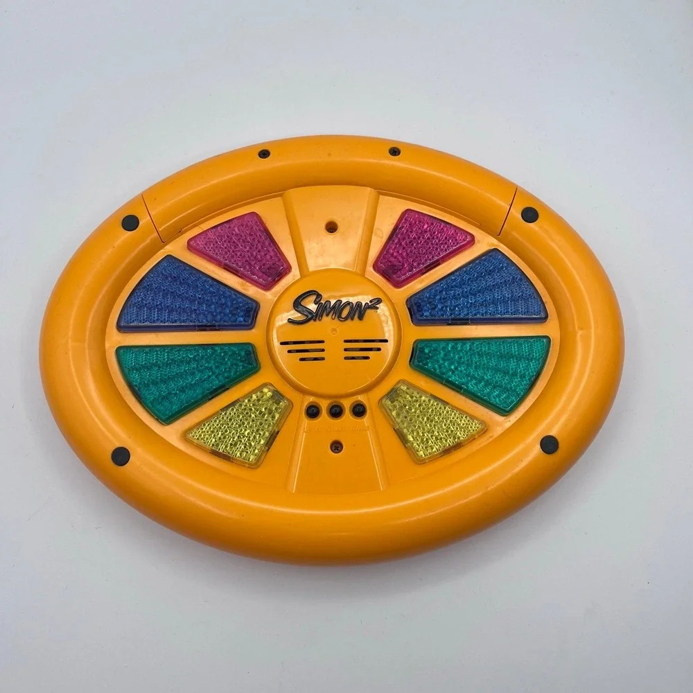Hasbro Simon² Electronic‎ Memory Game 2000 Vintage Tested Works Classic Toy
